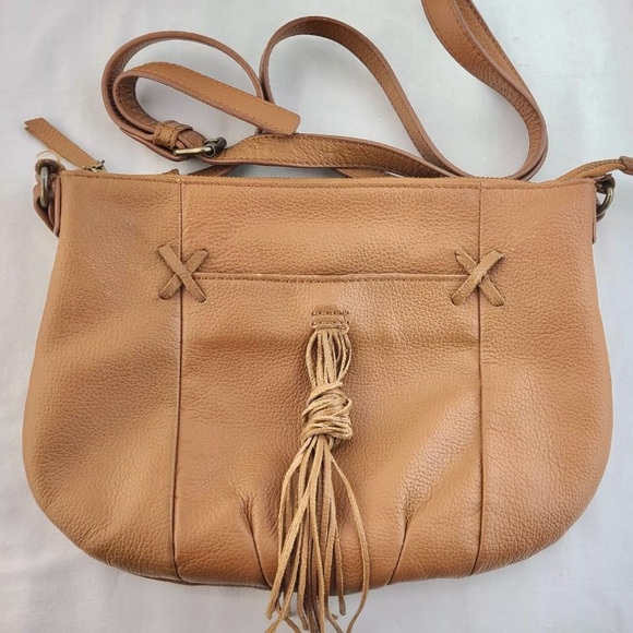 Lucky Brand Leather Crossbody Bag - Picture 2 of 12